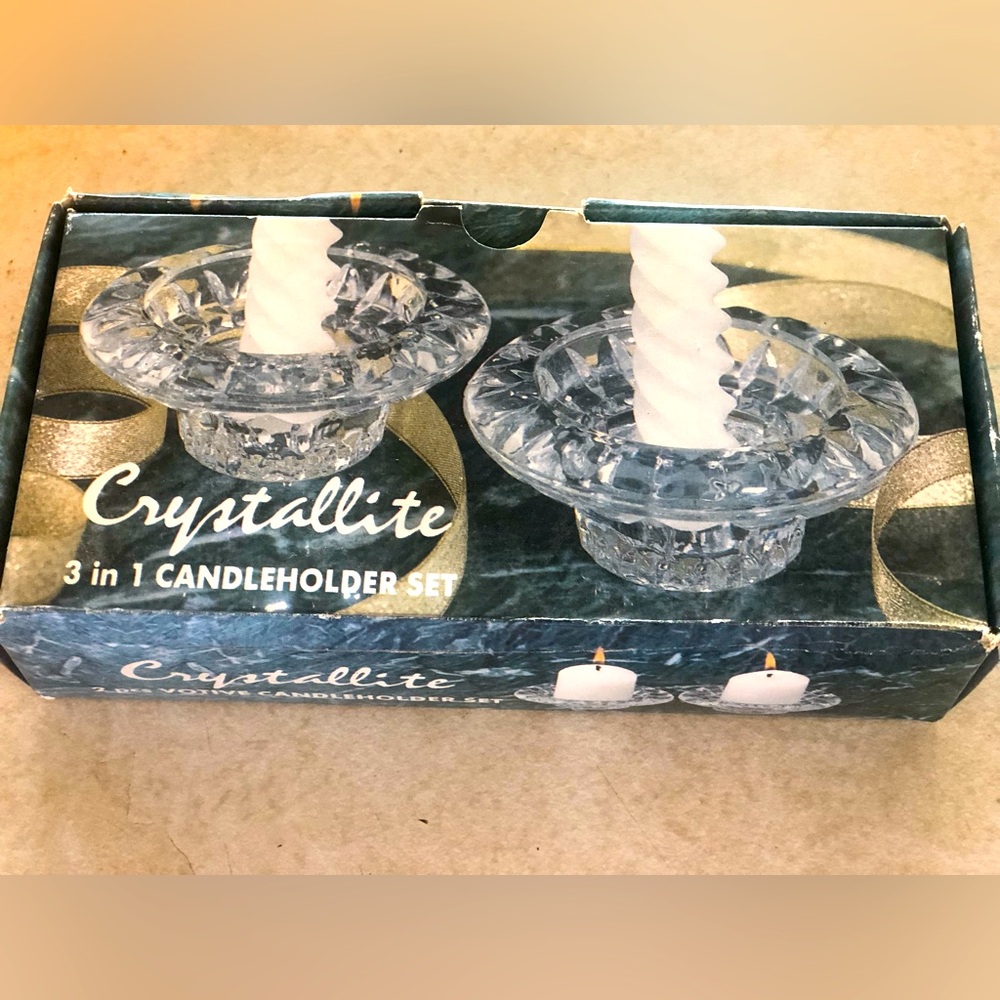 Crystallite Candleholder Set
